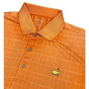 Masters Tech Polo Shirt Men's XL Orange Performance Golf Augusta National